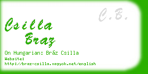 csilla braz business card